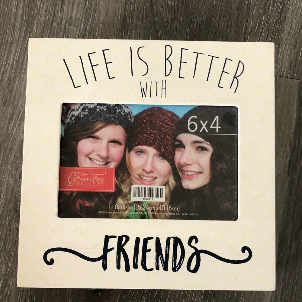 Life is better with friends picture frame